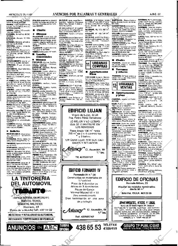 ABC SEVILLA 29-11-1989 página 81