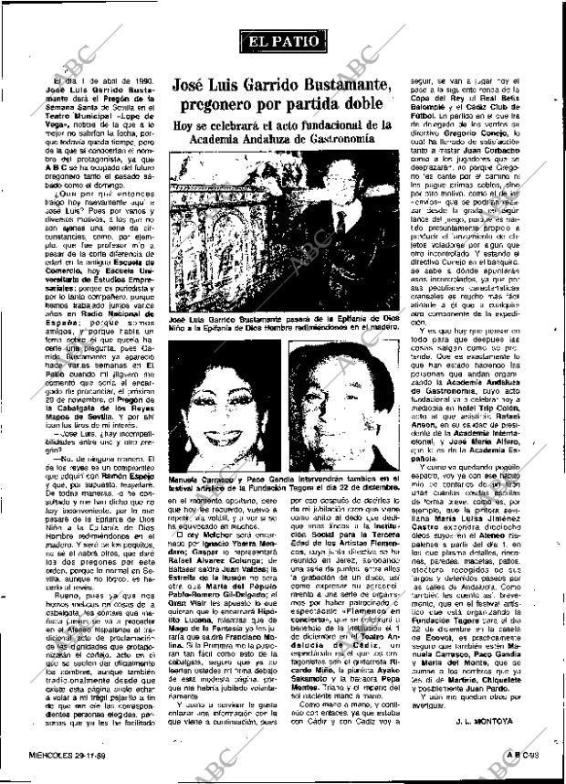 ABC SEVILLA 29-11-1989 página 93