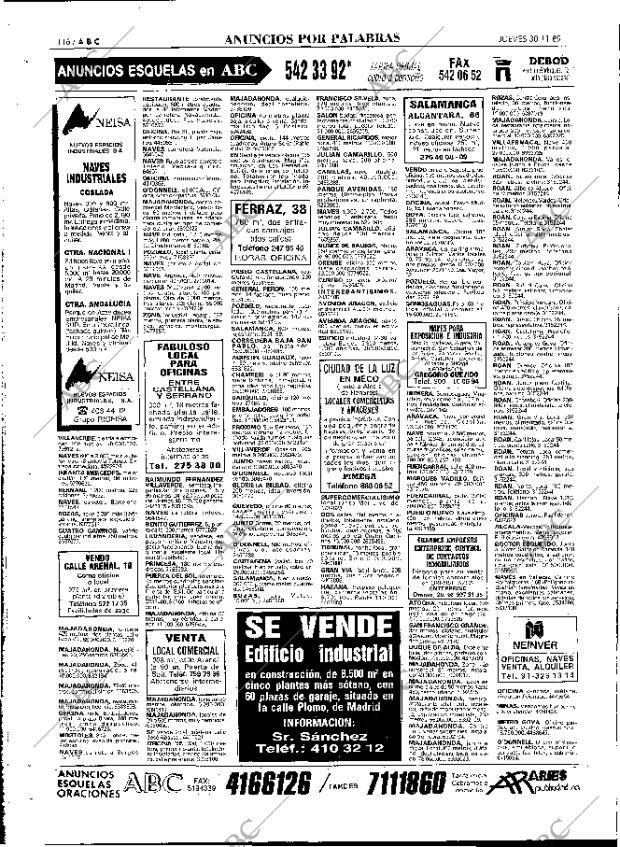 ABC MADRID 30-11-1989 página 116