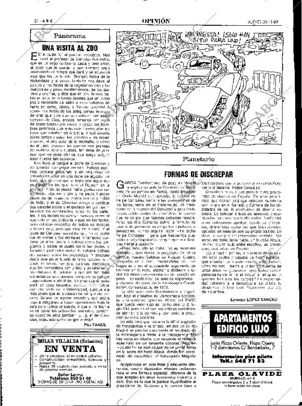 ABC MADRID 30-11-1989 página 22