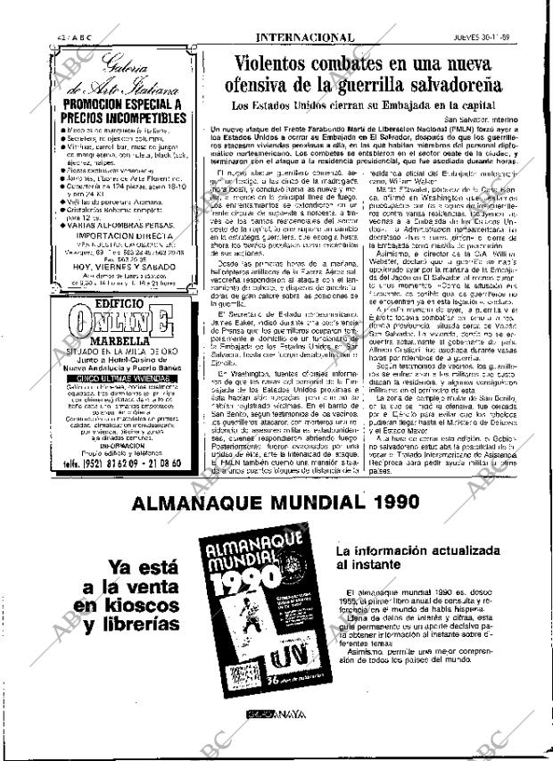 ABC MADRID 30-11-1989 página 42