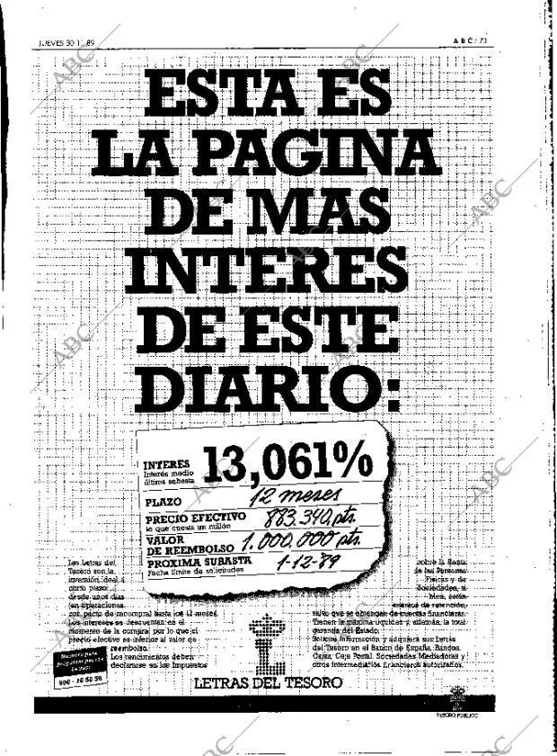 ABC MADRID 30-11-1989 página 73