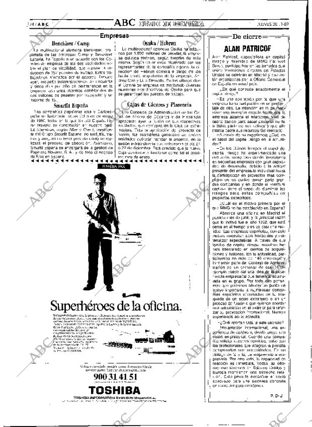 ABC MADRID 30-11-1989 página 74