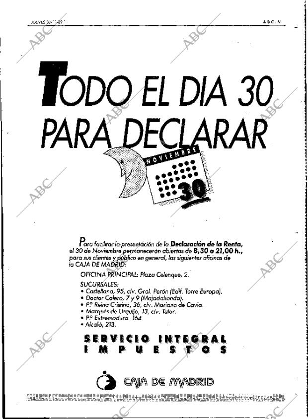 ABC MADRID 30-11-1989 página 81