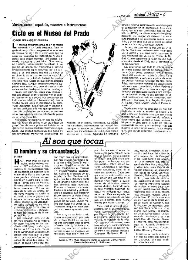 ABC MADRID 30-11-1989 página 88