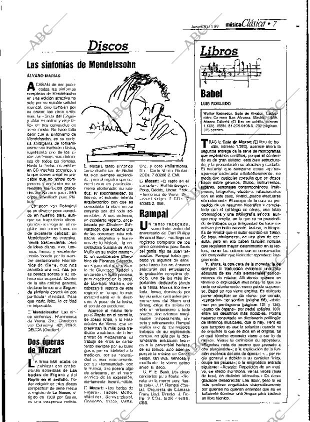 ABC MADRID 30-11-1989 página 89