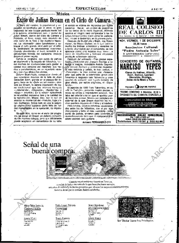 ABC MADRID 01-12-1989 página 97