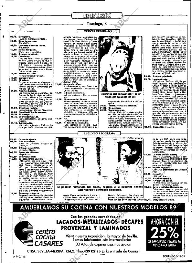 ABC SEVILLA 03-12-1989 página 158