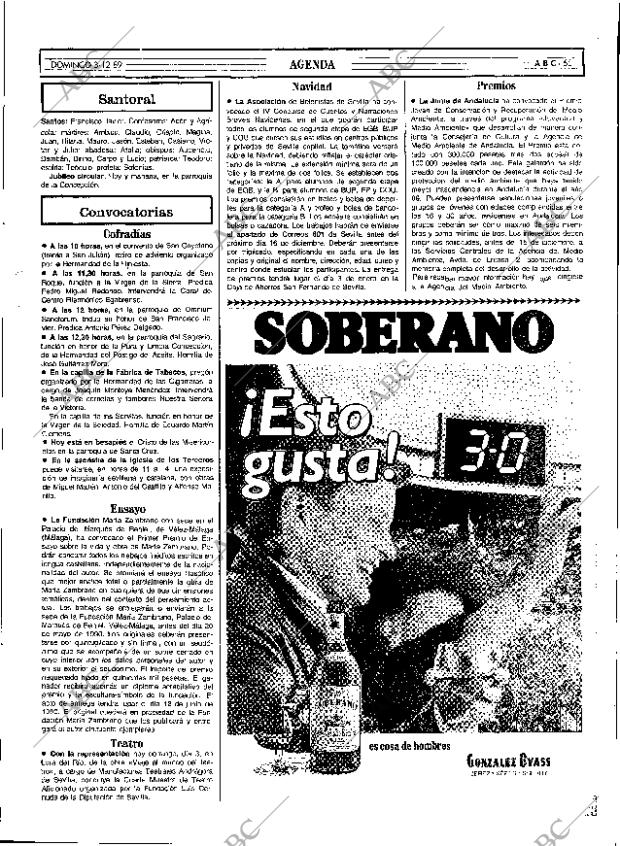 ABC SEVILLA 03-12-1989 página 65