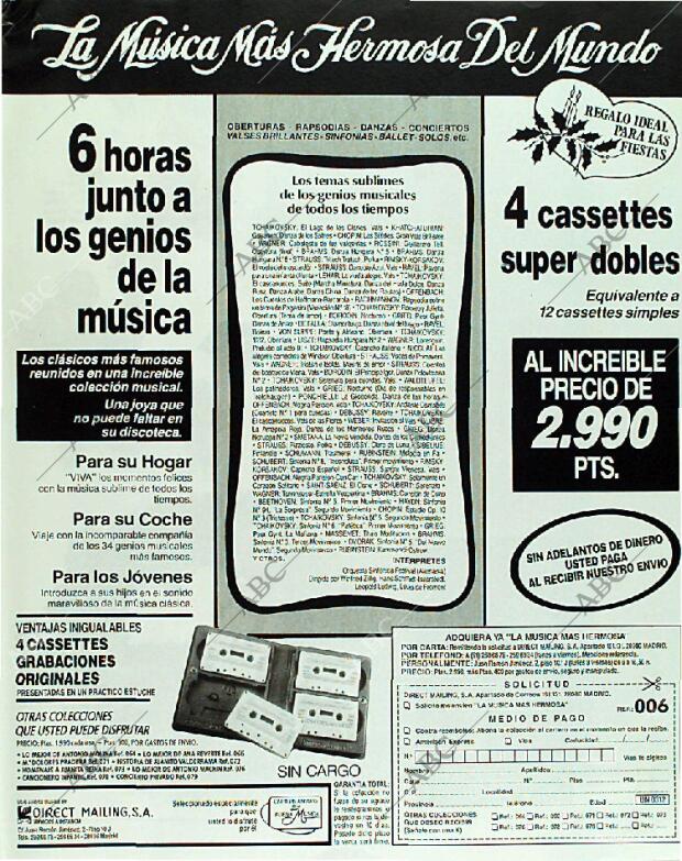 BLANCO Y NEGRO MADRID 03-12-1989 página 109