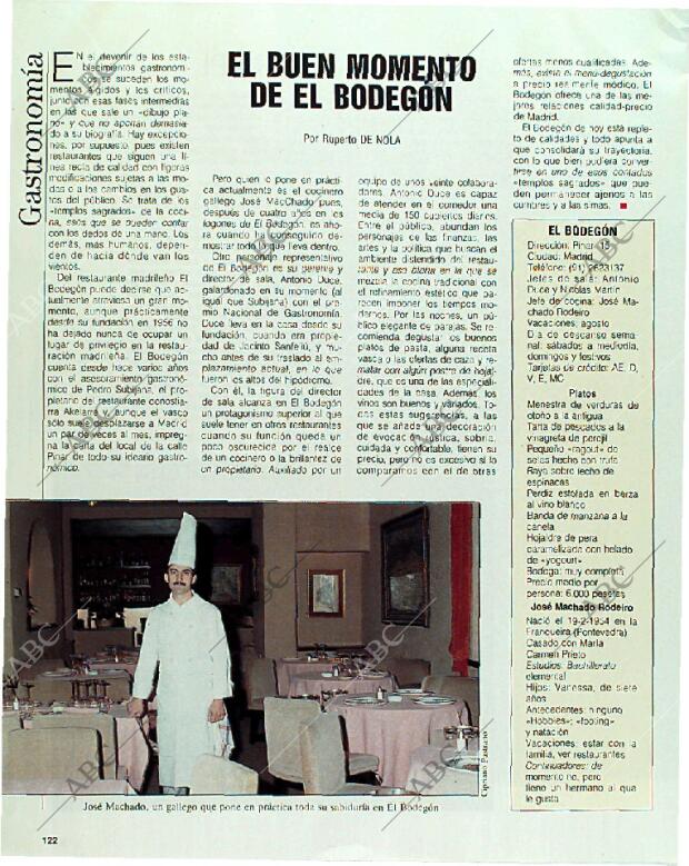 BLANCO Y NEGRO MADRID 03-12-1989 página 122