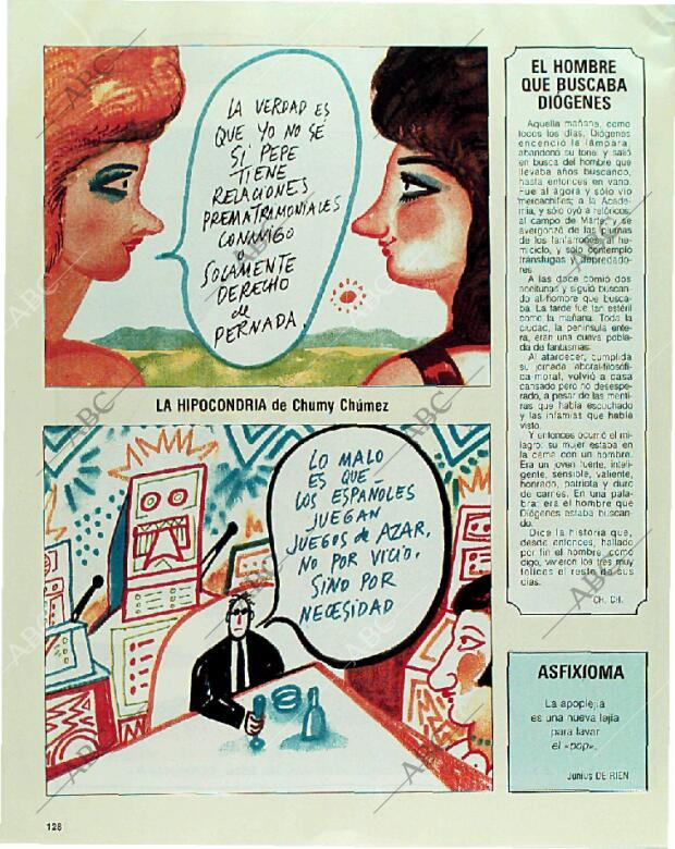 BLANCO Y NEGRO MADRID 03-12-1989 página 128