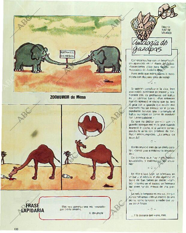 BLANCO Y NEGRO MADRID 03-12-1989 página 130