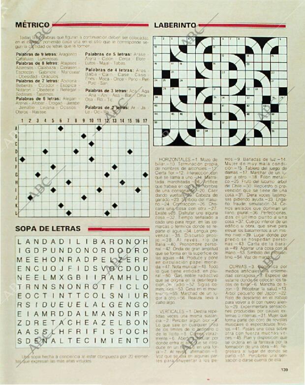 BLANCO Y NEGRO MADRID 03-12-1989 página 139