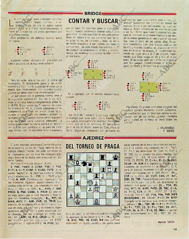 BLANCO Y NEGRO MADRID 03-12-1989 página 145