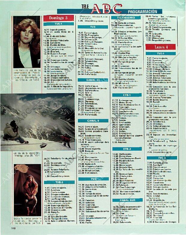 BLANCO Y NEGRO MADRID 03-12-1989 página 148