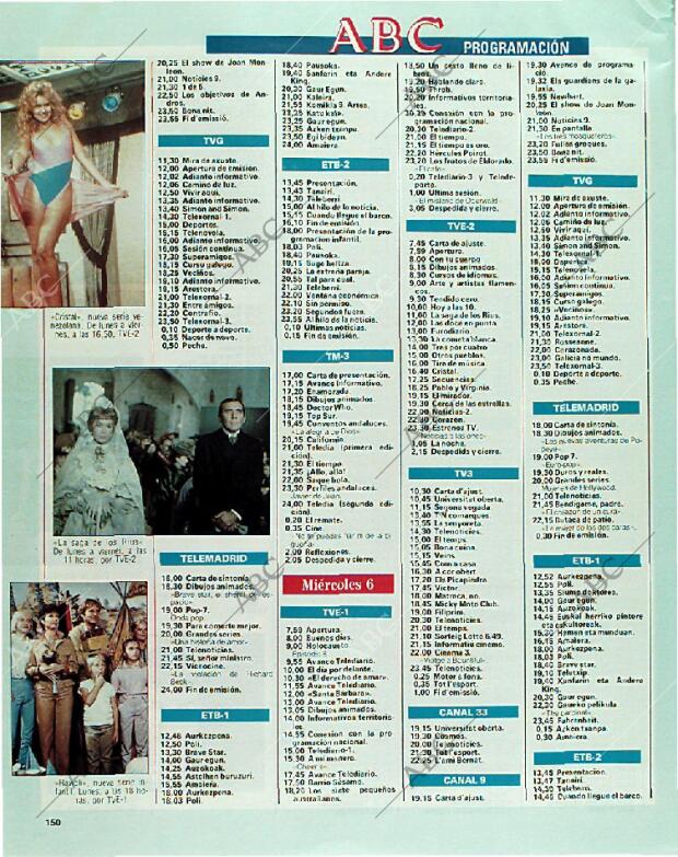 BLANCO Y NEGRO MADRID 03-12-1989 página 150