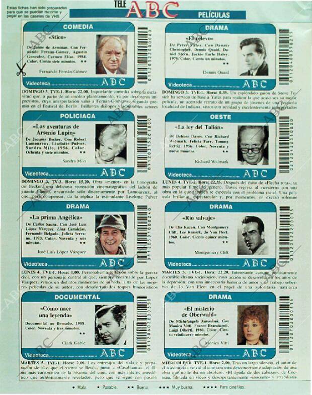 BLANCO Y NEGRO MADRID 03-12-1989 página 154