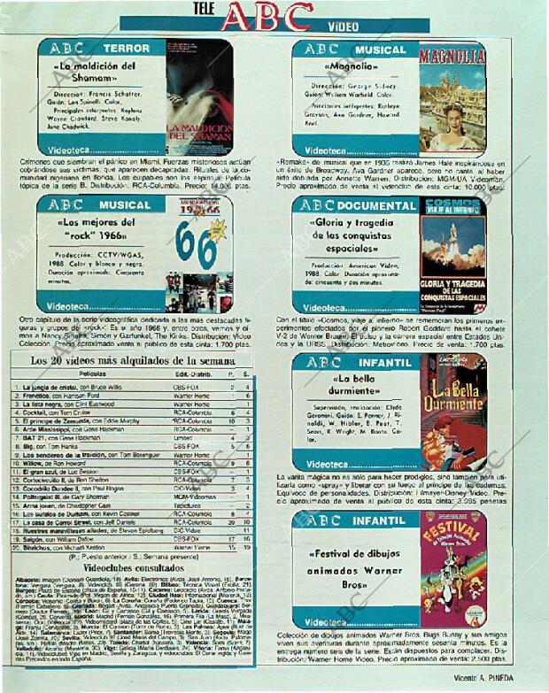 BLANCO Y NEGRO MADRID 03-12-1989 página 161