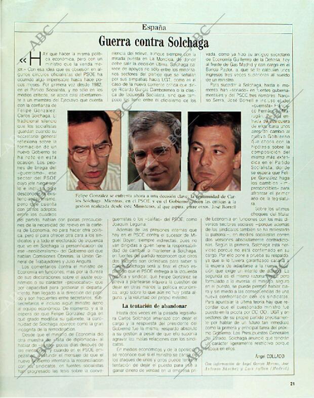 BLANCO Y NEGRO MADRID 03-12-1989 página 21