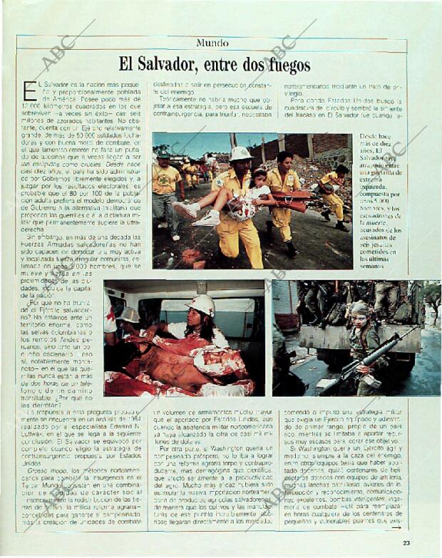 BLANCO Y NEGRO MADRID 03-12-1989 página 23