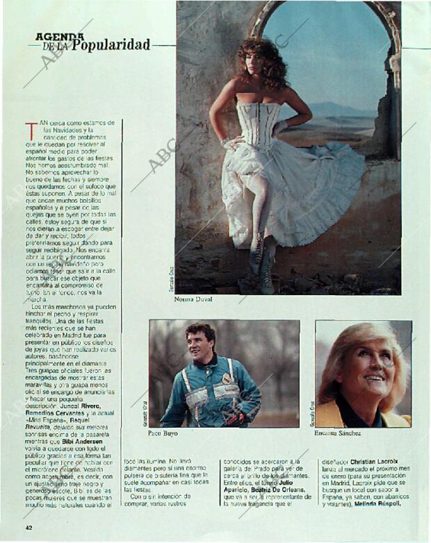 BLANCO Y NEGRO MADRID 03-12-1989 página 42