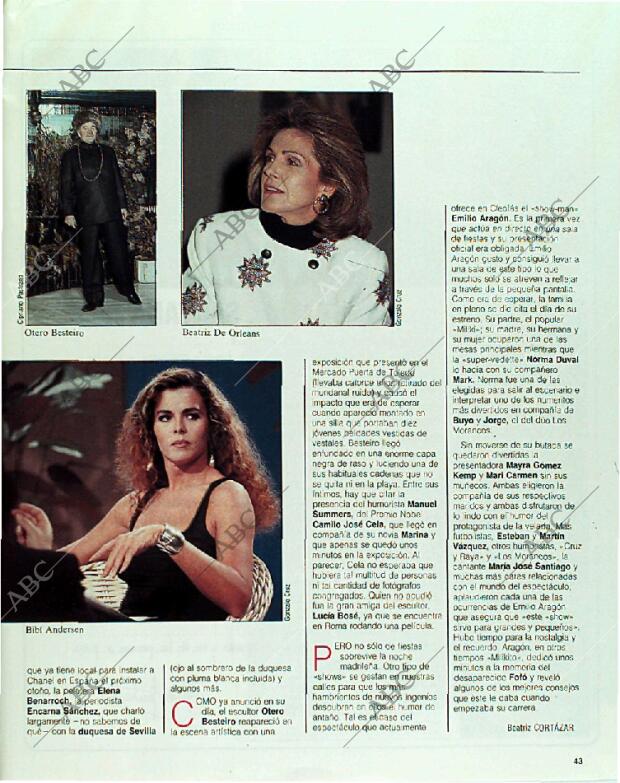BLANCO Y NEGRO MADRID 03-12-1989 página 43
