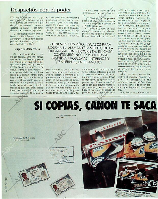 BLANCO Y NEGRO MADRID 03-12-1989 página 60