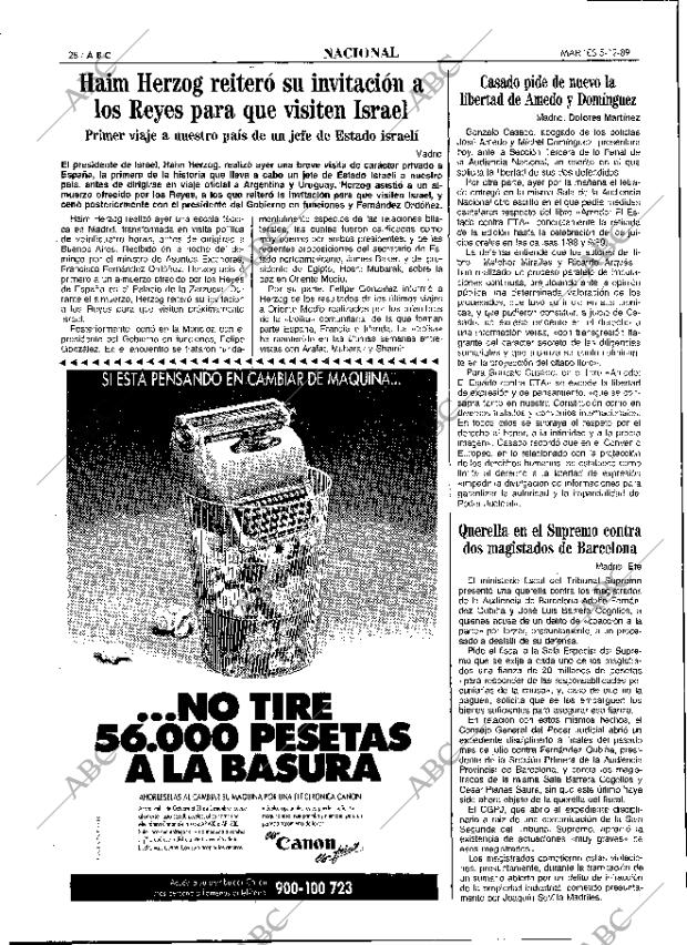 ABC MADRID 05-12-1989 página 28