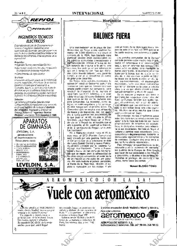 ABC MADRID 05-12-1989 página 36