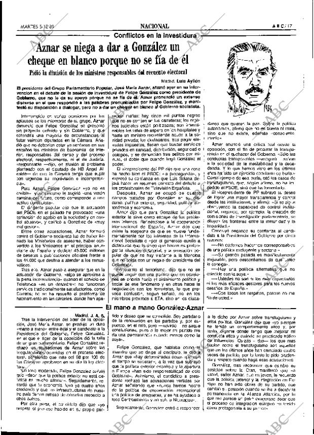 ABC SEVILLA 05-12-1989 página 17