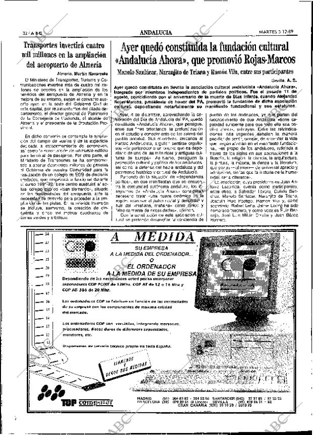 ABC SEVILLA 05-12-1989 página 32