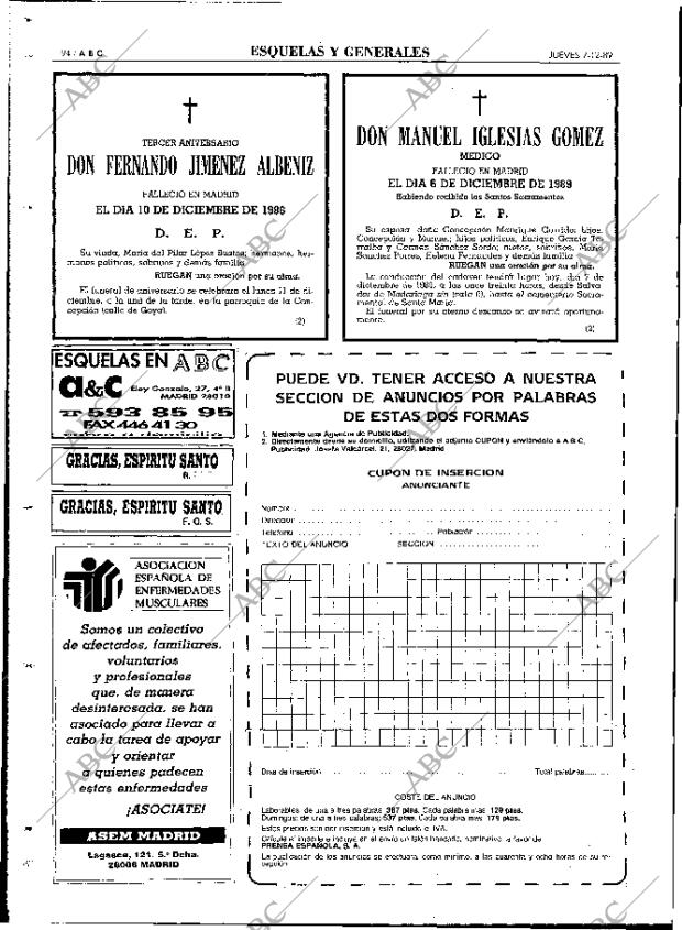 ABC MADRID 07-12-1989 página 94