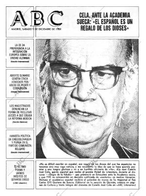 ABC MADRID 09-12-1989 página 1