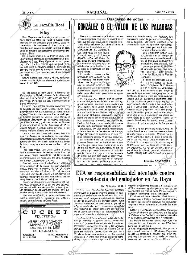 ABC MADRID 09-12-1989 página 22