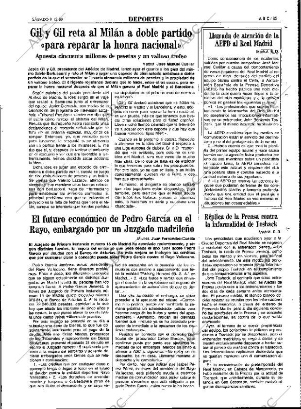 ABC MADRID 09-12-1989 página 85