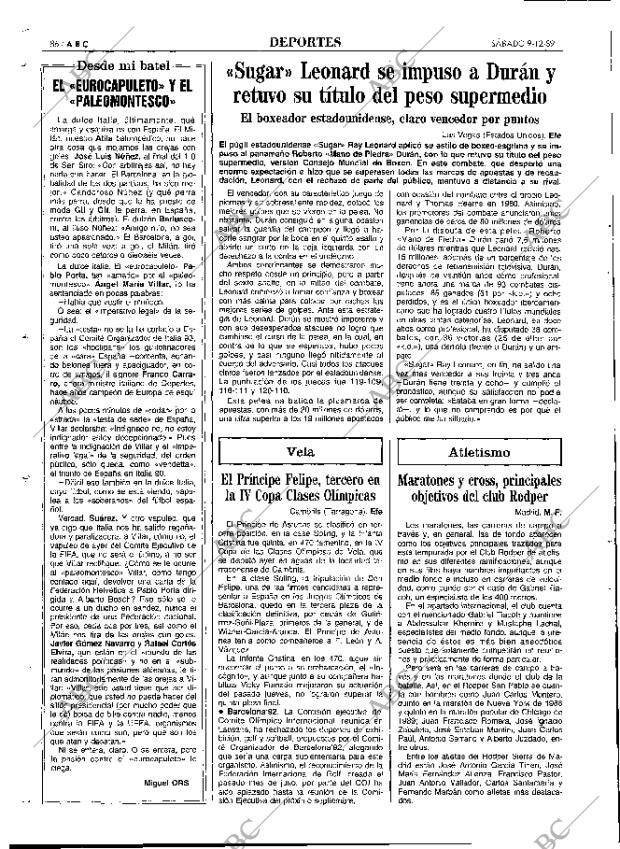 ABC MADRID 09-12-1989 página 86