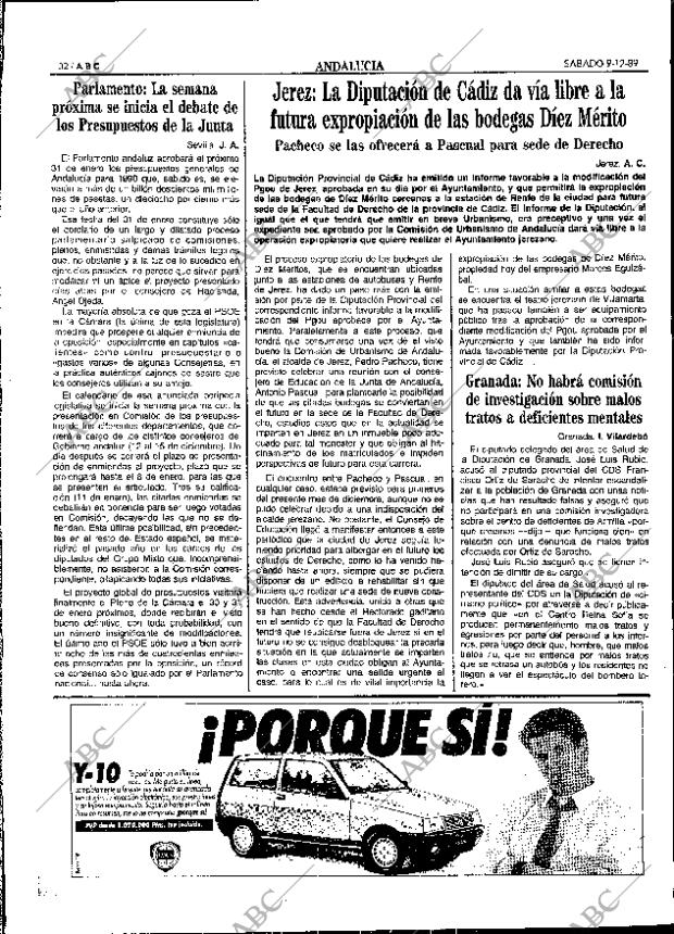 ABC SEVILLA 09-12-1989 página 32