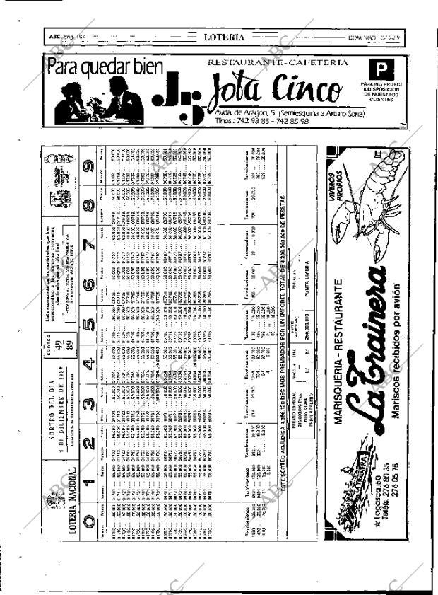 ABC MADRID 10-12-1989 página 104