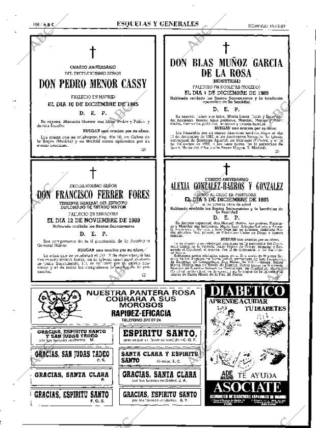 ABC MADRID 10-12-1989 página 108