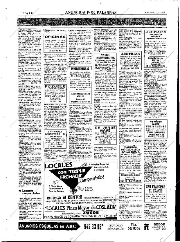 ABC MADRID 10-12-1989 página 118