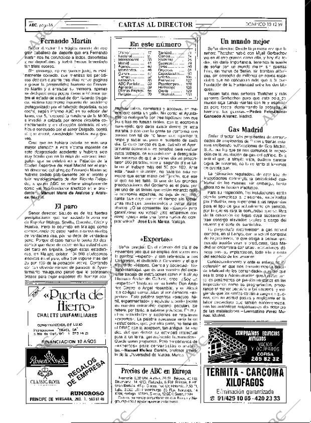 ABC MADRID 10-12-1989 página 16
