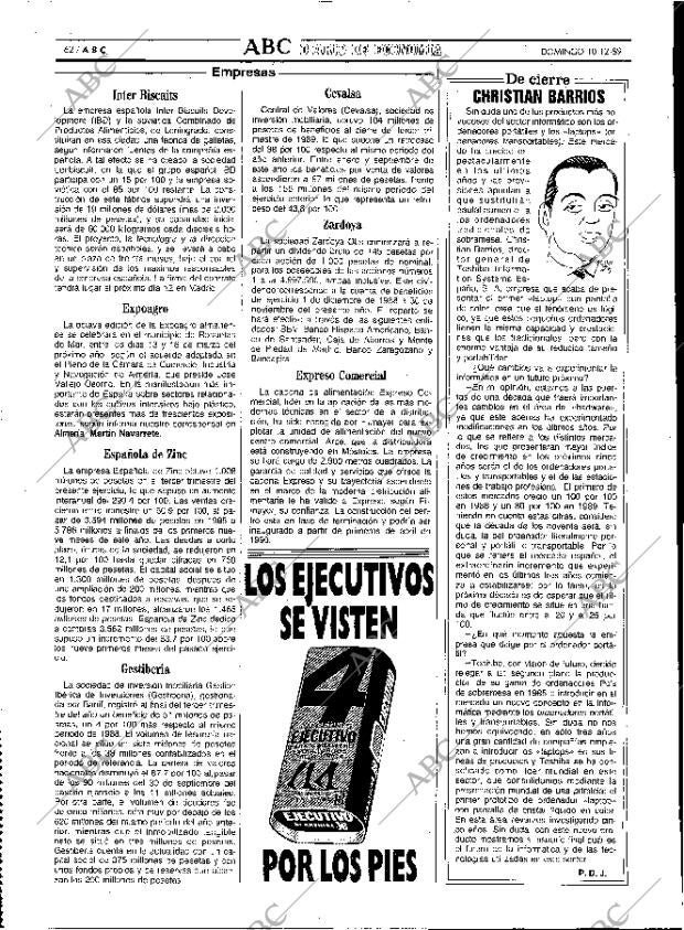 ABC MADRID 10-12-1989 página 62