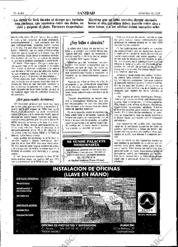 ABC MADRID 10-12-1989 página 72