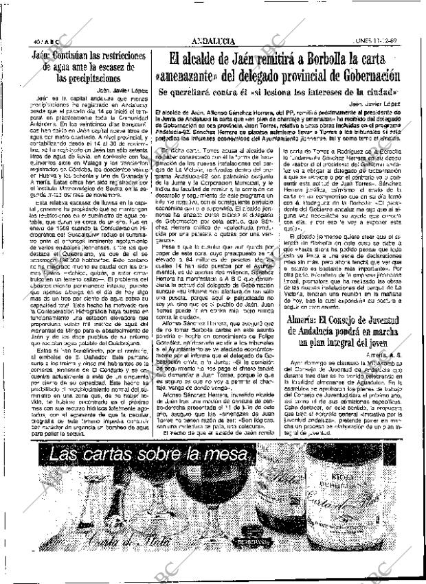 ABC SEVILLA 11-12-1989 página 40