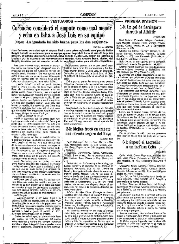 ABC SEVILLA 11-12-1989 página 62