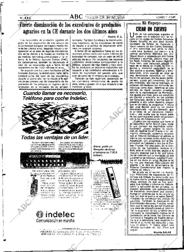 ABC SEVILLA 11-12-1989 página 96