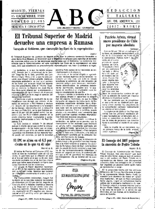 ABC MADRID 15-12-1989 página 17