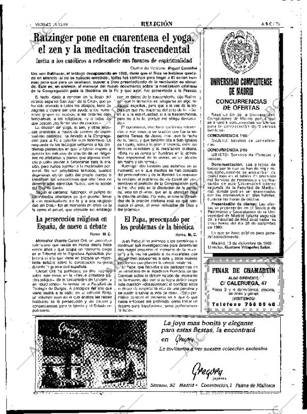 ABC MADRID 15-12-1989 página 75