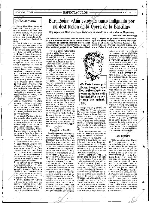 ABC MADRID 17-12-1989 página 113